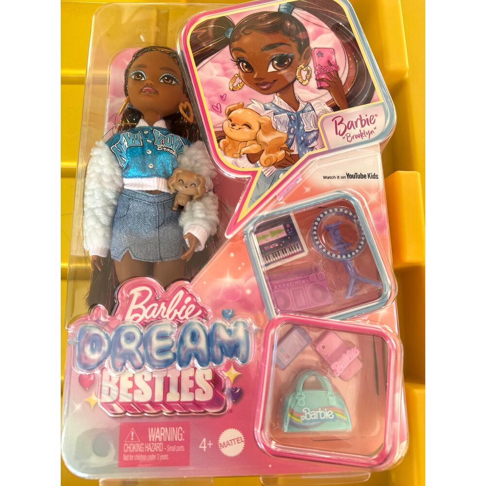Barbie Dream Besties “Brooklyn” New Doll, Accessories
